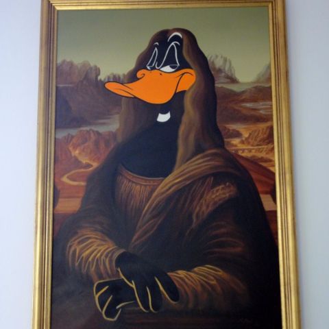'Mona Daffy' (limited edition - 7 of 50) purchased 26-06-94, Warner Bros. Studio Store, New York